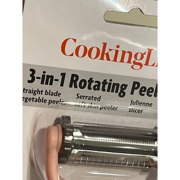 COOKING LIGHT PEELER 3-IN-1 ROTATING PEELER - Picture 2 of 3